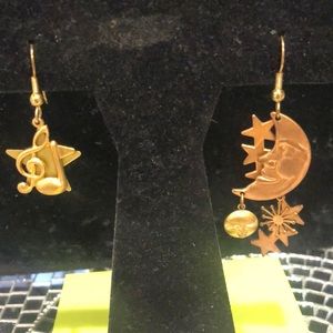 Vintage Island Magic Mismatched Charm Earrings-Boutique